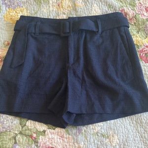 NWOT  Banana Republic Navy Shorts w/ Belt  Size 4
